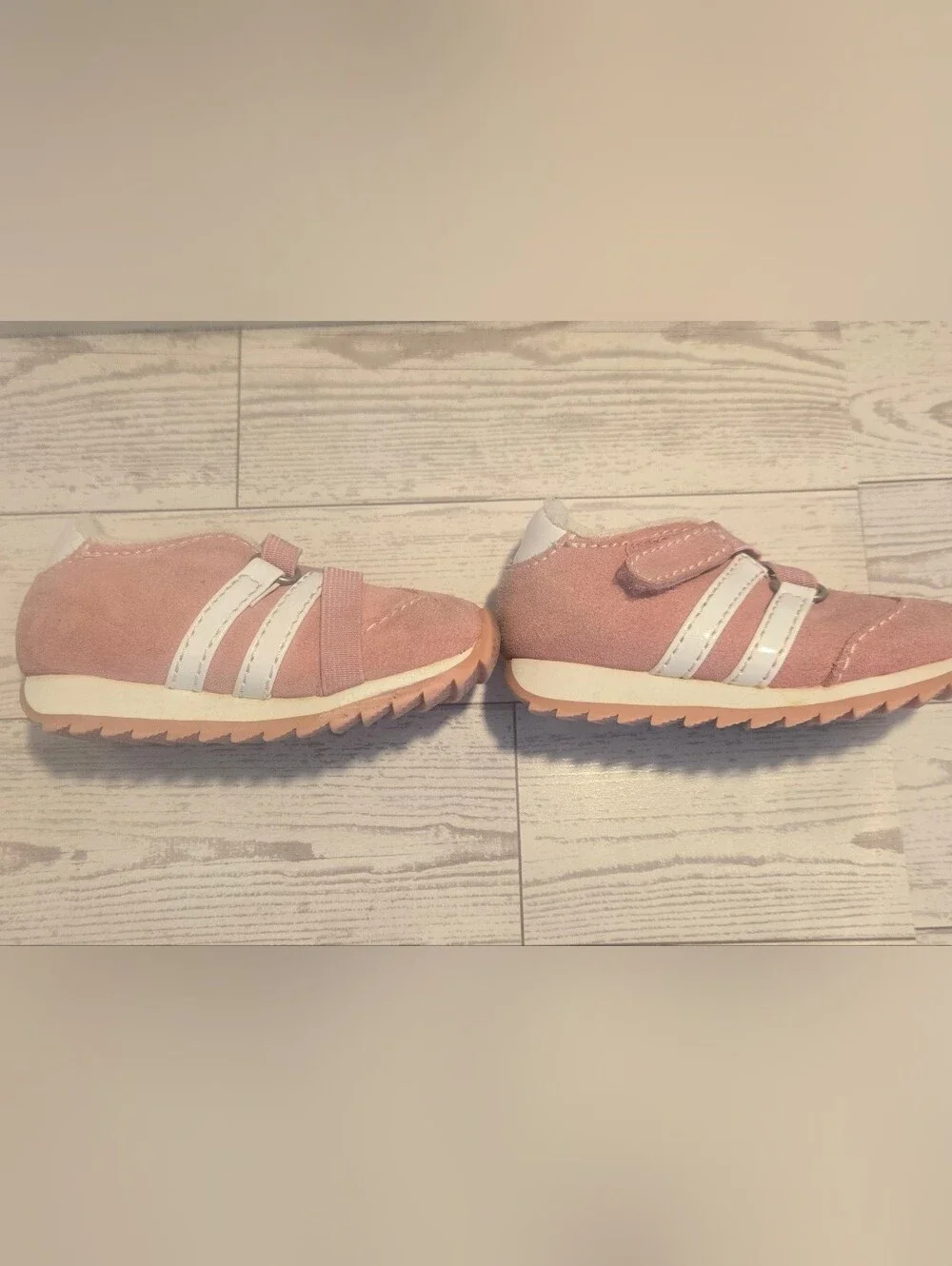 Toddlers Pink Suede Gymboree Trainer Shoes  - Comfortable Everyday Sneakers